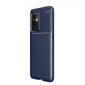 Teleplus OnePlus 9 Pro Karbon Dokulu Negro Silikon Siyah Kılıf