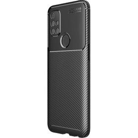 Teleplus Oneplus Nord N10 5g Negro Karbon Dokulu Nano Ekran Koruyucu Siyah Silikon Cep Telefonu Kılıf
