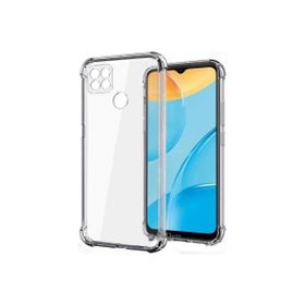 Teleplus Oppo A15 Kamera Korumalı Darbeye Dayanıklı Silikon Şeffaf Kılıf