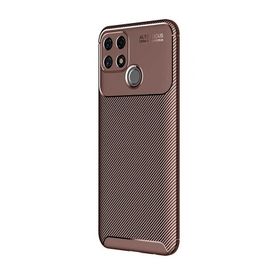 Teleplus Oppo A15S Ultra Soft Negro Karbon Lacivert Nano Ekran Koruyucu Silikon Cep Telefonu Kılıf