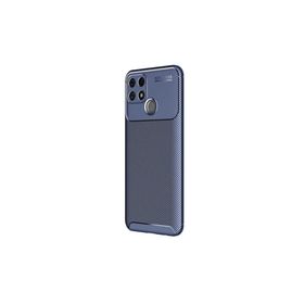Teleplus Oppo A15S Ultra Soft Negro Karbon Lacivert Tam Kapatan Ekran Koruyucu Silikon Cep Telefonu Kılıf