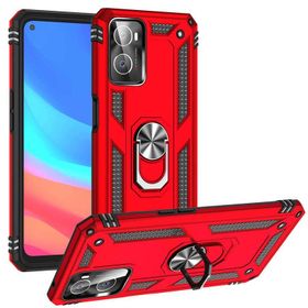 Teleplus Oppo A36 Vega Yüzüklü Standlı Kapak Lacivert Kılıf