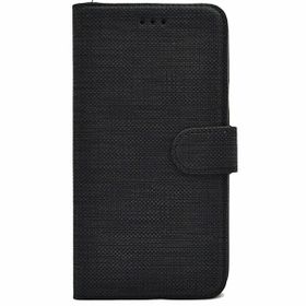 Teleplus Oppo A5 2020 Siyah Kumaş Spor Standlı Cüzdan Kılıf