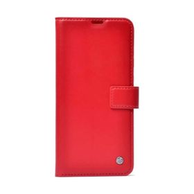 Teleplus Oppo A52 Delüxe Standlı Cüzdan Kırmızı Kılıf
