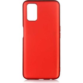 Teleplus Oppo A52 Lüks Mat Kırmızı Silikon Cep Telefonu Kılıf