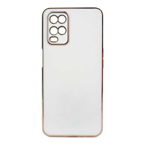Teleplus Oppo A54 4G Kamera Korumalı Lazer Bark Silikon Pembe Kılıf