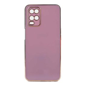 Teleplus Oppo A54 4G Kamera Korumalı Lazer Bark Silikon Pembe Kılıf