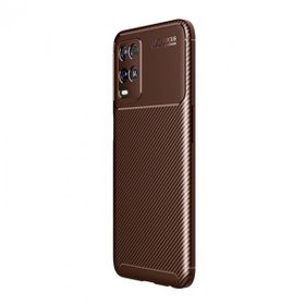 Teleplus Oppo A54 Negro Karbon Lacivert Silikon Kılıf