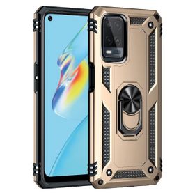 Teleplus Oppo A54 Vega Yüzüklü Tank Kapak Siyah + Nano Ekran Koruyucu Kılıf