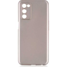 Teleplus Oppo A55 5g Kılıf Kamera Korumalı Premier Silikon Gold + Nano Ekran Koruyucu