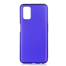 Teleplus Oppo A72 Lüks Mat Nano Ekran Koruyucu Lacivert Silikon Cep Telefonu Kılıf