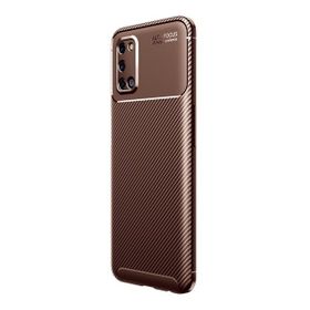 Teleplus Oppo A72 Siyah Ultra Soft Negro Karbon Silikon Kılıf + Nano Ekran Koruyucu