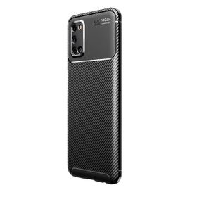 Teleplus Oppo A72 Siyah Ultra Soft Negro Karbon Silikon Kılıf + Nano Ekran Koruyucu
