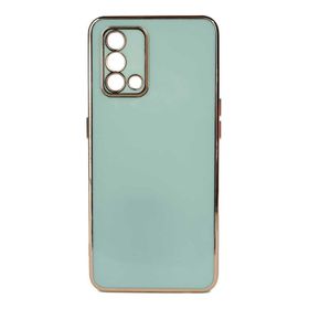 Teleplus Oppo A74 4G Kamera Korumalı Lazer Bark Silikon Siyah Kılıf