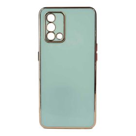 Teleplus Oppo A74 4G Kamera Korumalı Lazer Bark Silikon Siyah Kılıf