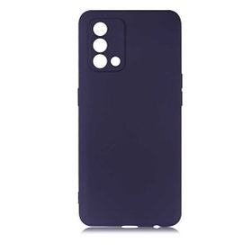Teleplus Oppo A74 Kamera Korumalı Mat Lacivert Nano Ekran Koruyucu Ve Silikon Kılıf