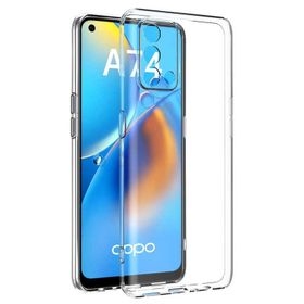 Teleplus Oppo A74 Kamera Korumalı Süper Silikon Kılıf