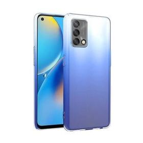 Teleplus Oppo A74 Kamera Korumalı Süper Silikon Şeffaf + Nano Ekran Koruyucu Kılıf