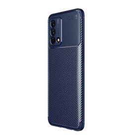 Teleplus Oppo A74 Negro Karbon Silikon Siyah + Nano Ekran Koruyucu Kılıf