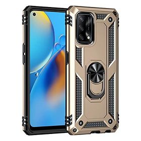 Teleplus Oppo A74 Vega Yüzüklü Tank Kapak Rose Gold + Nano Ekran Koruyucu Kılıf