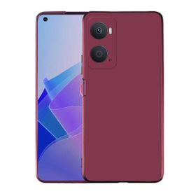 Teleplus Oppo A76 Kamera Korumalı Premier Silikon Kırmızı Kılıf