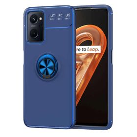Teleplus Oppo A76 Ravel Yüzüklü Standlı Silikon Siyah Kılıf