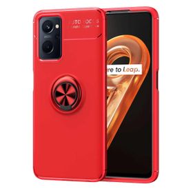 Teleplus Oppo A76 Ravel Yüzüklü Standlı Silikon Siyah Kılıf