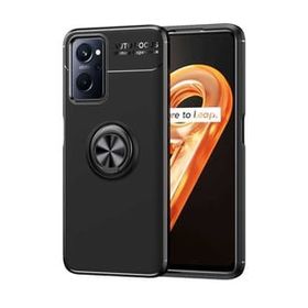 Teleplus Oppo A76 Ravel Yüzüklü Standlı Silikon Siyah Kılıf