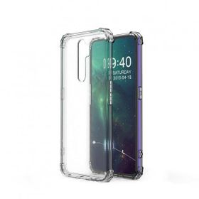 Teleplus Oppo A9 2020 Darbe Korumalı Şeffaf Nano Ekran Koruyucu Silikon Cep Telefonu Kılıf