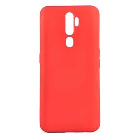 Teleplus Oppo A9 2020 Lüks Silikon Lacivert + Tam Kapatan Cam Kılıf