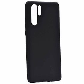 Teleplus Oppo A91 Lüks Mat Nano Ekran Koruyucu Siyah Silikon Cep Telefonu Kılıf