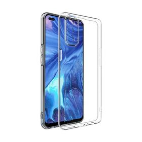 Teleplus Oppo A92 Lüks Kamera Korumalı Silikon Şeffaf Kılıf