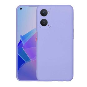 Teleplus Oppo A96 4G Kamera Korumalı Mara Lansman Silikon Mor Kılıf