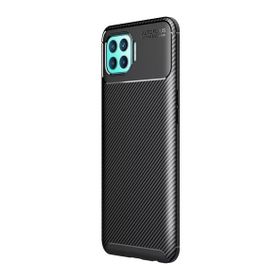 Teleplus Oppo Reno 4 Lite Negro Karbon Lacivert Nano Ekran Koruyucu Silikon Cep Telefonu Kılıf