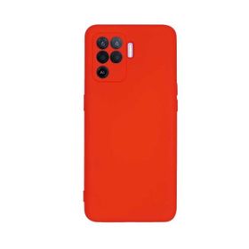 Teleplus Oppo Reno 5 Lite Kamera Korumalı İçi Kadife Silikon Siyah Kılıf