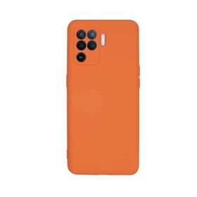 Teleplus Oppo Reno 5 Lite Kamera Korumalı İçi Kadife Silikon Siyah Kılıf