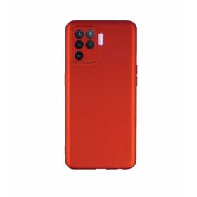 Teleplus Oppo Reno 5 Lite Kamera Korumalı Premier Silikon Rose Gold + Nano Ekran Koruyucu Kılıf