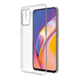 Teleplus Oppo Reno 5 Lite Kamera Korumalı Tpu Silikon Şeffaf Nano Ekran Koruyucu Kılıf