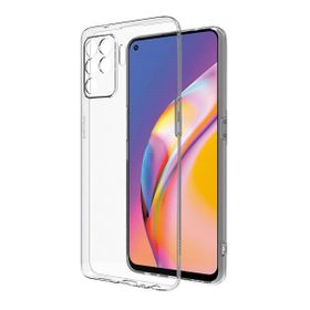 Teleplus Oppo Reno 5 Lite Kamera Korumalı Tpu Silikon Şeffaf Nano Ekran Koruyucu Kılıf