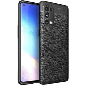 Teleplus Oppo Reno 5 Pro 5g Kamera Korumalı Deri Dokulu Kırmızı Silikon Cep Telefonu Kılıf