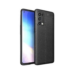 Teleplus Oppo Reno 5 Pro 5g Kamera Korumalı Deri Dokulu Kırmızı Silikon Cep Telefonu Kılıf