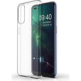 Teleplus Oppo Reno 5 Pro 5G Lüks Tpu Şeffaf Silikon Cep Telefonu Kılıf
