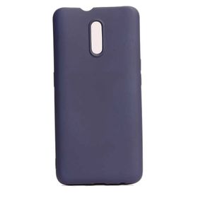 Teleplus Oppo Reno Lüks Nano Ekran Koruyucu Lacivert Uyumlu Silikon Kılıf