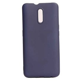 Teleplus Oppo Reno Lüks Nano Ekran Koruyucu Lacivert Uyumlu Silikon Kılıf
