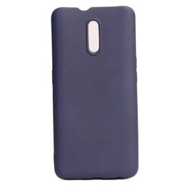 Teleplus Oppo Reno Lüks Nano Ekran Koruyucu Lacivert Uyumlu Silikon Kılıf
