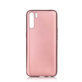 Teleplus Oppo Reno3 Lüks Mat Silikon Lacivert Kılıf