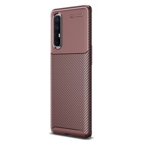 Teleplus Oppo Reno3 Pro 5g Kılıf Negro Karbon Silikon