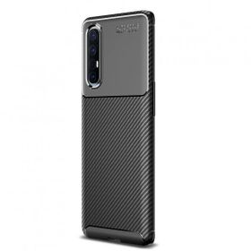 Teleplus Oppo Reno3 Pro 5g Negro Karbon Lacivert Tam Kapatan Ekran Koruyucu Silikon Cep Telefonu Kılıf