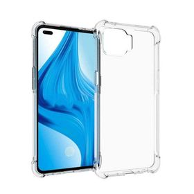 Teleplus Oppo Reno4 Lite Lüks Darbe Korumalı Nano Ekran Koruyucu Şeffaf Silikon Cep Telefonu Kılıf