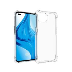Teleplus Oppo Reno4 Lite Lüks Darbe Korumalı Şeffaf Silikon Cep Telefonu Kılıf